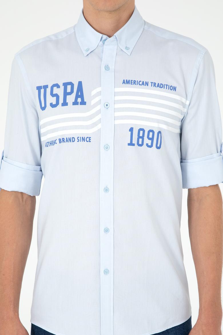 Erkek Açık Mavi Uzun Kollu Gömlek - 50284652001