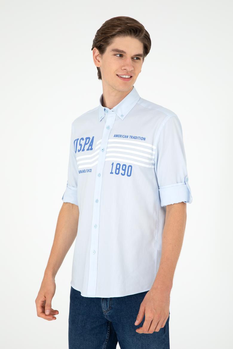 Erkek Açık Mavi Uzun Kollu Gömlek - 50284652001