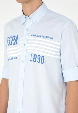 Erkek Açık Mavi Uzun Kollu Gömlek - 50284652001