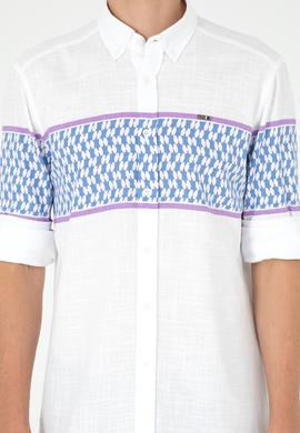 Erkek Saks Uzun Kollu Gömlek - 50283720007