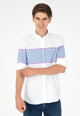 Erkek Saks Uzun Kollu Gömlek - 50283720007