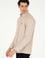 Erkek Kum Uzun Kollu Basic Gömlek
