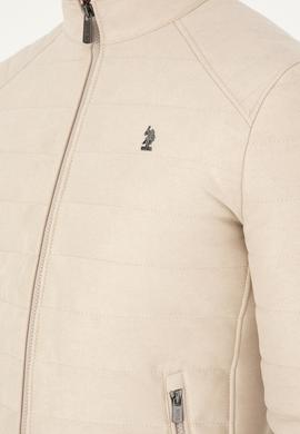 Erkek Bej Deri Ceket - 50297246024