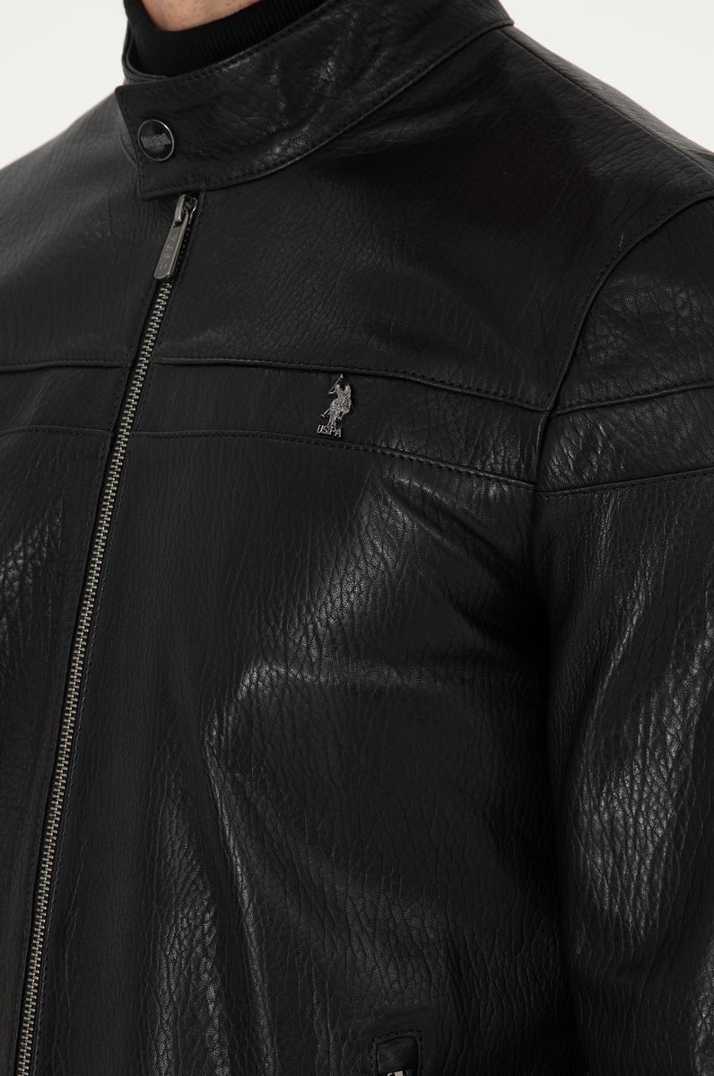 Erkek Siyah Deri Ceket