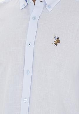 Erkek Açık Mavi Uzun Kollu Basic Gömlek - 50282588076