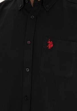 Erkek Siyah Kısa Kollu Gömlek - 50282587025