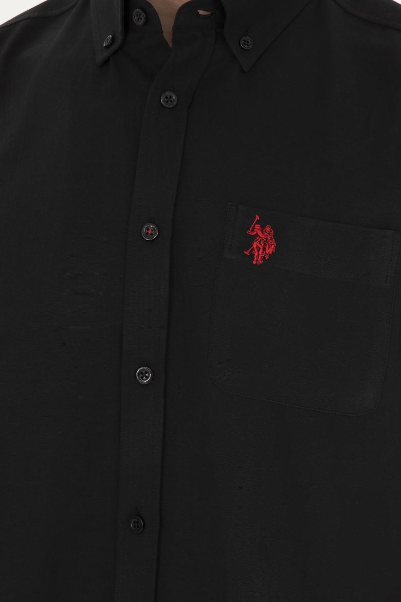 Erkek Siyah Kısa Kollu Gömlek - 50282587025