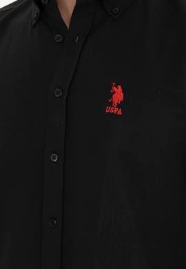 Erkek Siyah Uzun Kollu Basic Gömlek - 50282589060