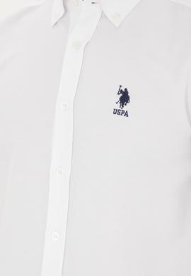 Erkek Beyaz Uzun Kollu Basic Gömlek - 50282590037