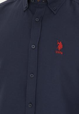 Erkek Lacivert Uzun Kollu Basic Gömlek - 50282590080