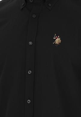 Erkek Siyah Uzun Kollu Basic Gömlek - 50282588083