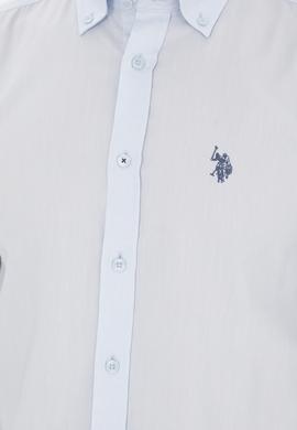 Erkek Açık Mavi Uzun Kollu Basic Gömlek - 50282601017