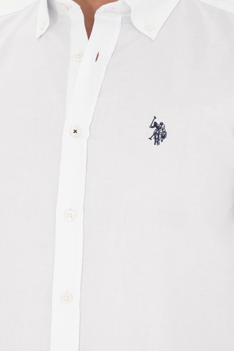 Erkek Beyaz Uzun Kollu Basic Gömlek - 50282601007