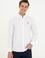 Erkek Beyaz Uzun Kollu Basic Gömlek