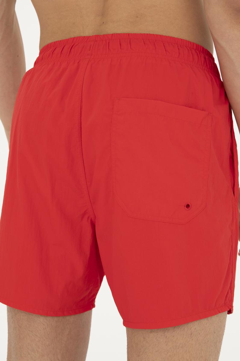 Erkek Kırmızı Deniz Şortu