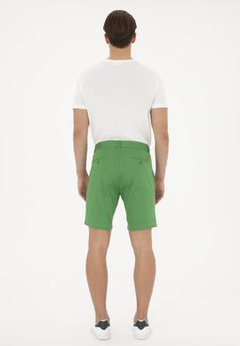 Erkek Yeşil Dokuma Şort - 50283928185