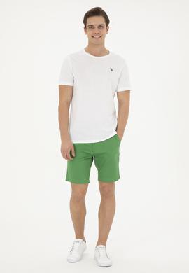 Erkek Yeşil Dokuma Şort - 50283928185