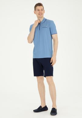 Erkek Lacivert Dokuma Şort - 50283928011