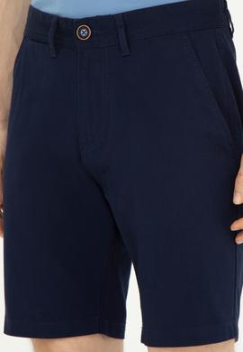 Erkek Lacivert Dokuma Şort - 50283928011