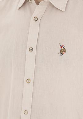 Erkek Taş Uzun Kollu Basic Gömlek - 50284297084