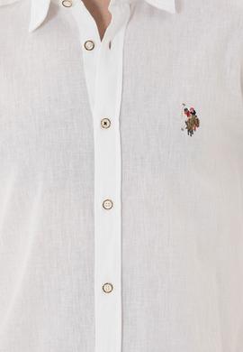 Erkek Beyaz Uzun Kollu Basic Gömlek - 50284297005