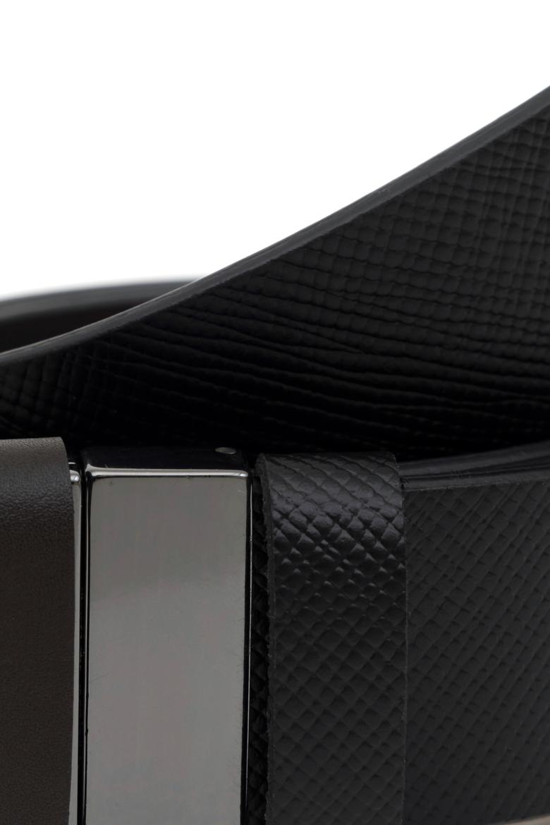 Erkek Çift Taraflı Siyah Kemer - 50286782006