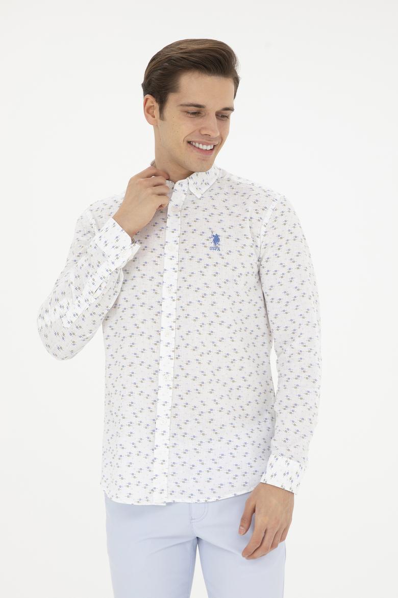 Erkek Açık Mavi Uzun Kollu Gömlek - 50288374007