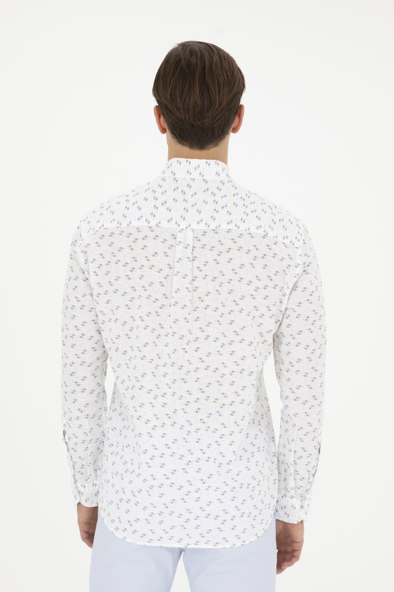 Erkek Açık Mavi Uzun Kollu Gömlek - 50288374007