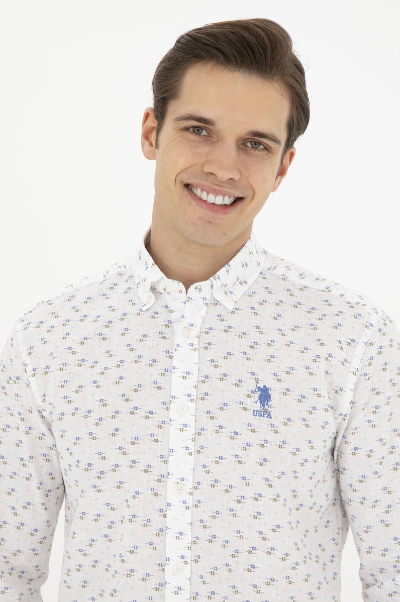 Erkek Açık Mavi Uzun Kollu Gömlek