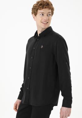 Erkek Siyah Uzun Kollu Gömlek - 50288669025