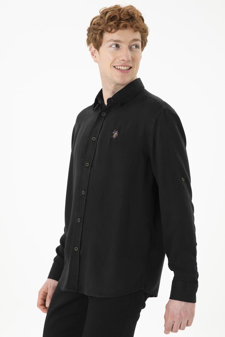 Erkek Siyah Uzun Kollu Gömlek - 50288669025