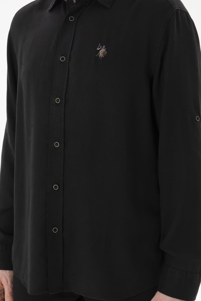 Erkek Siyah Uzun Kollu Gömlek - 50288669025