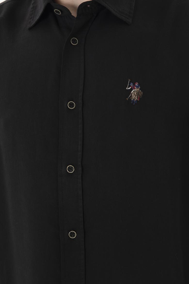 Erkek Siyah Uzun Kollu Gömlek - 50288669025