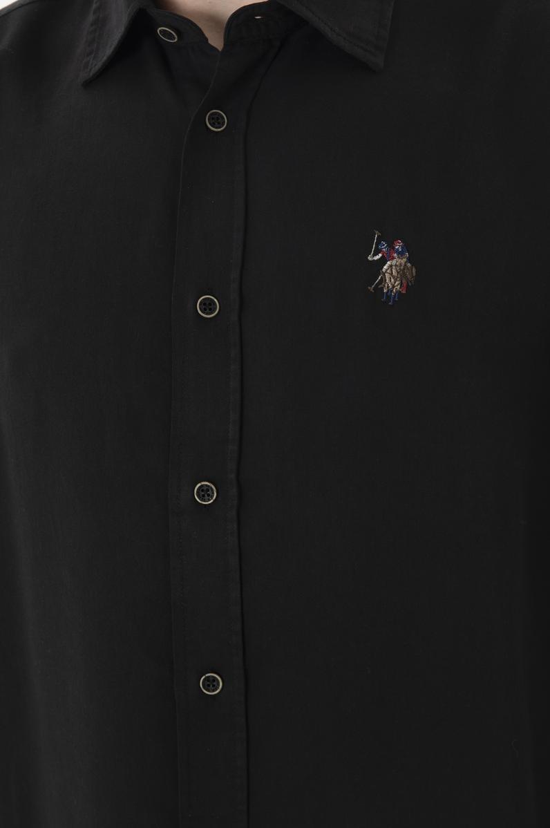 Erkek Siyah Uzun Kollu Gömlek