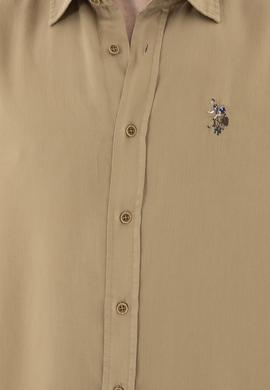 Erkek Haki Uzun Kollu Gömlek - 50288669012