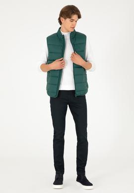 Erkek Koyu Yeşil Yelek - 50290714025