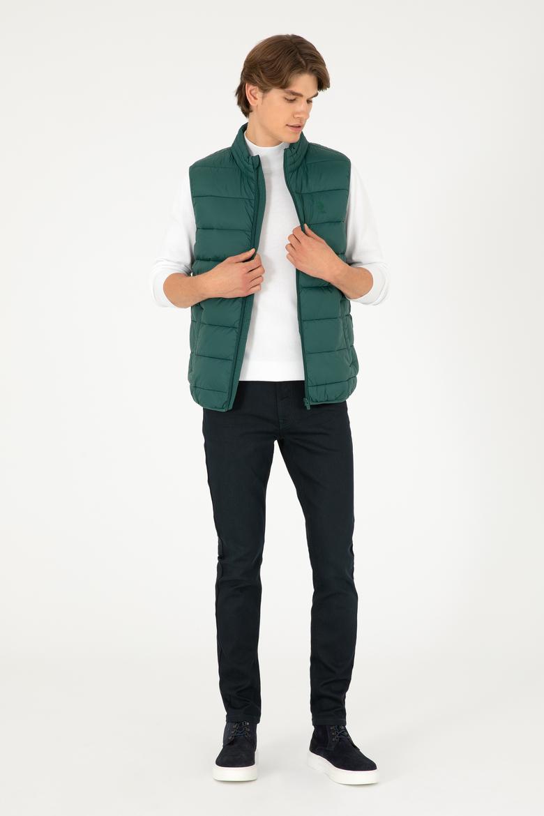 Erkek Koyu Yeşil Yelek - 50290714025