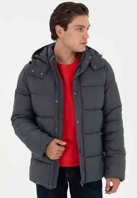 Erkek Antrasit Mont - 50292894036