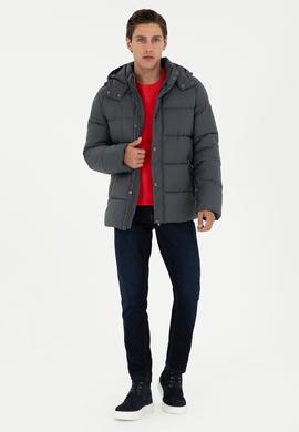 Erkek Antrasit Mont - 50292894036