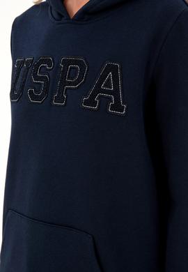 Kadın Lacivert Basic Kapüşonlu Sweatshirt - 50296931003