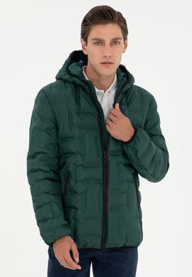 Erkek Koyu Yeşil Mont - 50292895022