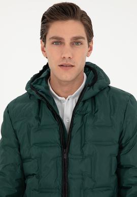 Erkek Koyu Yeşil Mont - 50292895022