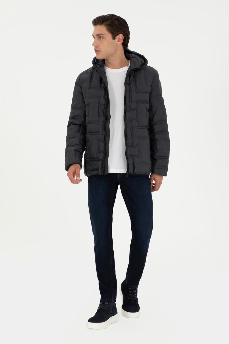 Erkek Antrasit Mont - 50292895004