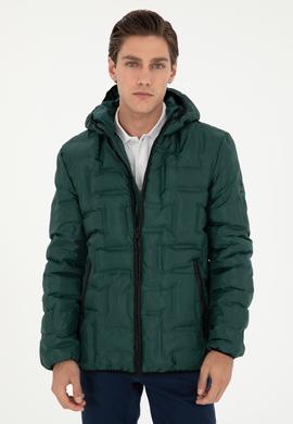 Erkek Koyu Yeşil Mont - 50292895022