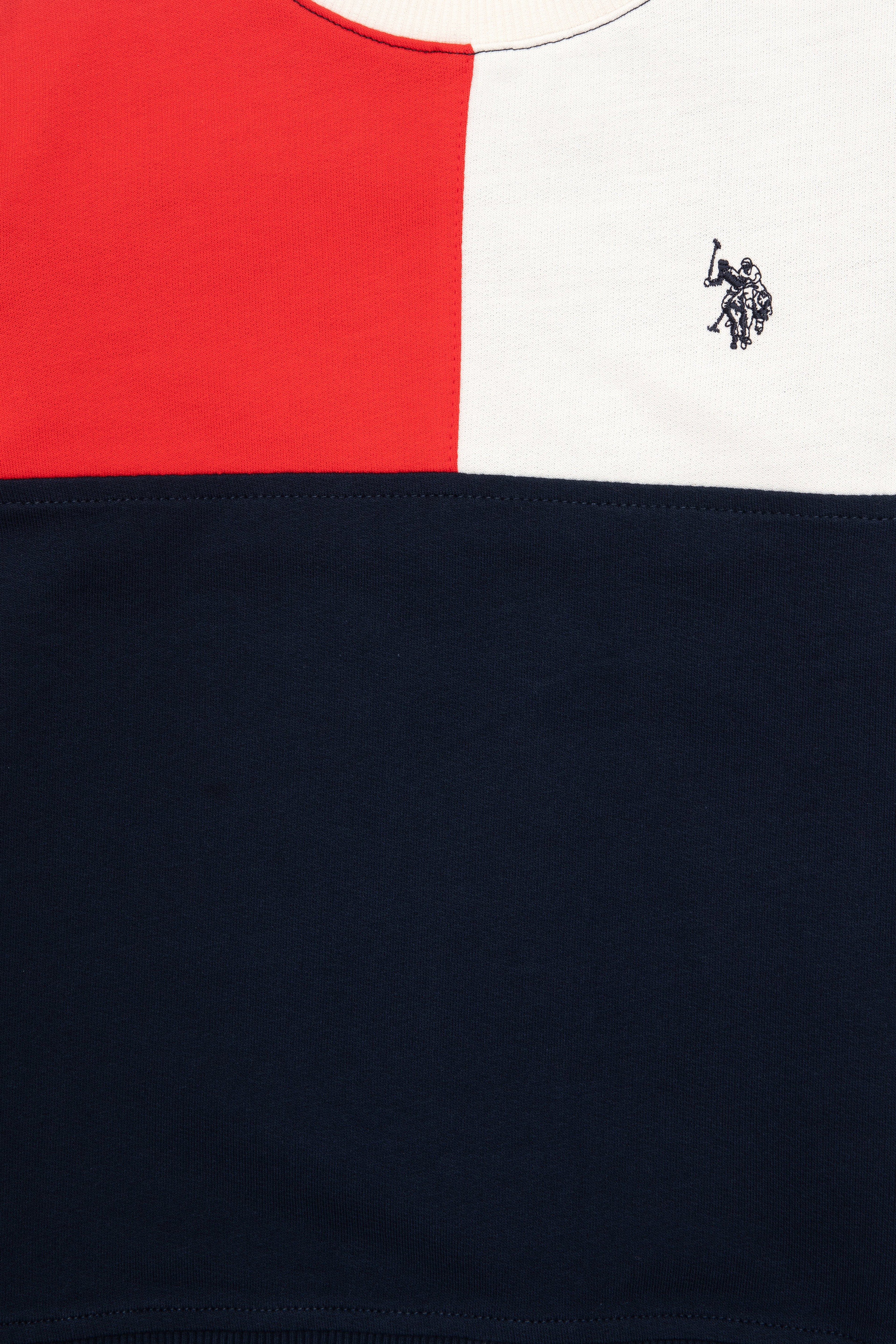 Erkek Çocuk Lacivert Bisiklet Yaka Sweatshirt