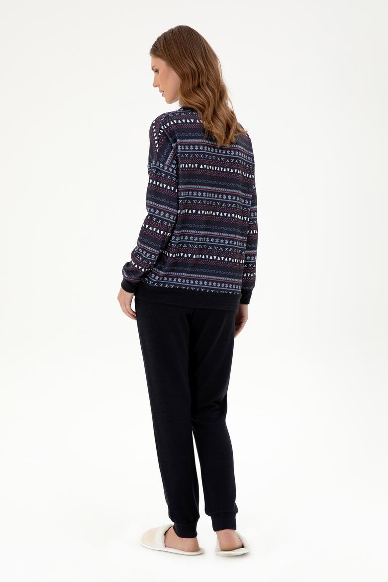 Kadın Lacivert Pijama Takımı - 50303403005