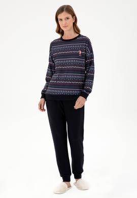 Kadın Lacivert Pijama Takımı - 50303403005