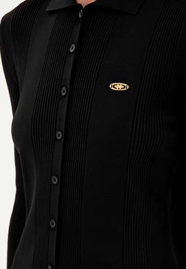 Kadın Siyah Triko Hırka - 50294272020