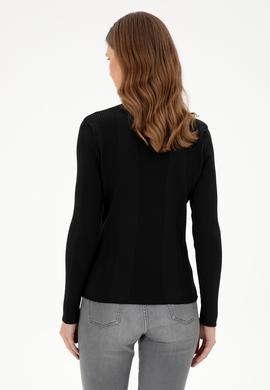 Kadın Siyah Triko Hırka - 50294272020