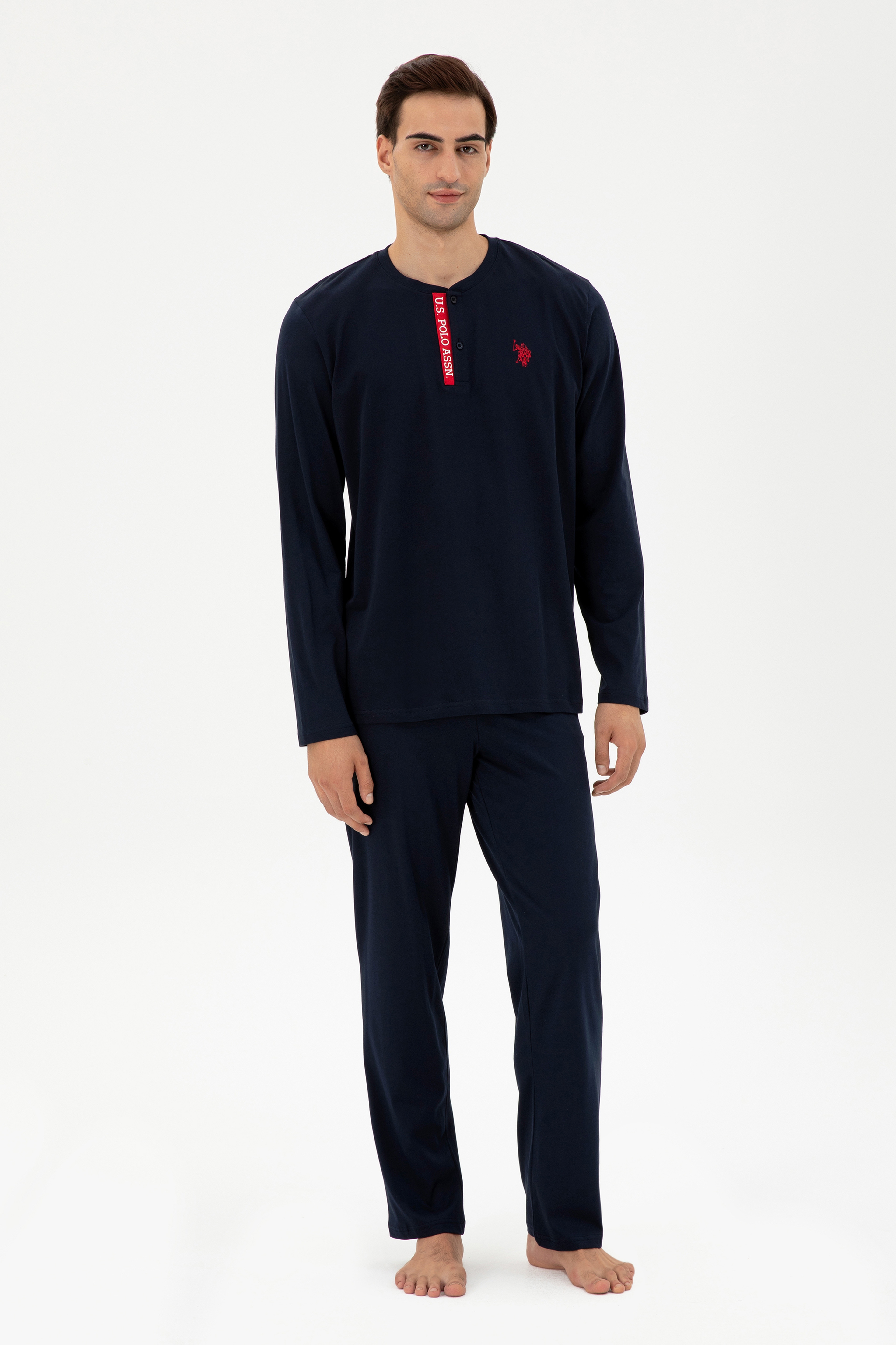 Erkek Lacivert Pijama Takımı - Image 2